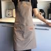New Fashion Kitchen Aprons For Woman Men Chef Work Apron For Grill Restaurant Bar Shop Cafes Beauty Nails Studios Uniform