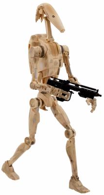 Star Wars USA Limited 23-дюймовая интерактивная говорящая фигурка B1 Battle Droid Movie SW Star Wars Clone Wars SERIES BATTLE DROID Rajaraja B-1 [Предмет]