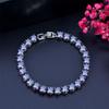 WWJ Fashion Brand Multicolour Natural Round Mystic Cubic Zirconia Women Tennis Bracelets Bangles
