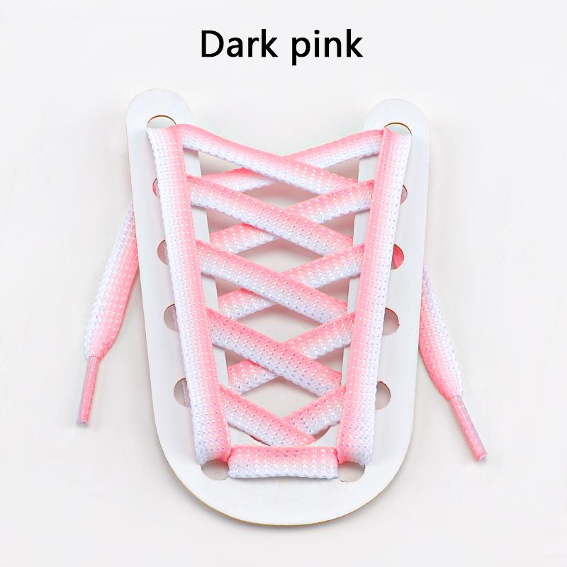 Flat Shoelaces for Sneakers Metallic Shiny Silver Shoe Laces Colorful Bright Silk Shoelace Gradient Glitter Women Shoestrings