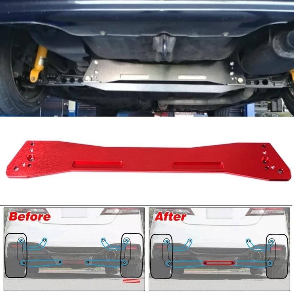 red gold Silver Rear Subframe Brace + Tie Bar + Lower Control Arm For Honda Civic EG 1992-1995 suspension performance parts