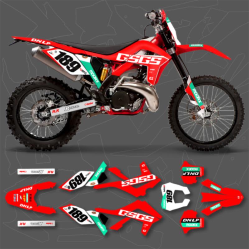 DSMTECH Motorcycle Graphics Decals Stickers Kits For GASGAS GAS GAS EC 125 250 300 350 450 2012 2013 2014 2015 2016 2017 004