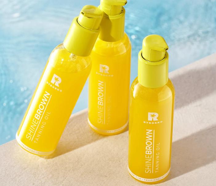 Byrokko Shine Brown Tropical Oil Супербыстрое масло для загара 145мл