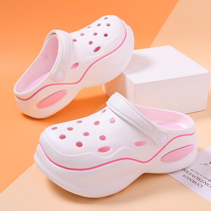 Женские тапочки на толстой подошве с закрытым носком, женские нескользящие сандалии, женская обувь для медсестер