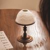 Rustic Solid Wood Candlestick Holder Vintage Table Candle Stand for Bedroom Living Room Wedding Decor