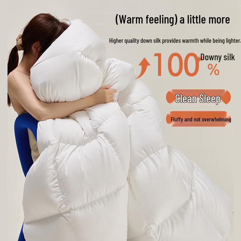 Muji 100% White Goose Feather Winter Quilt