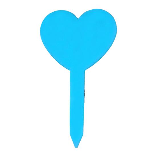 100 шт. Бирки для растений в форме сердца, водонепроницаемые садовые этикетки, многоразовые пластиковые маркеры для растений для цветочных горшков, клумб, травяных садов