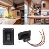 Power Jack Momentary Switch Reverse Polarity Rocker Switch Motor Control DPDT (ON)-Off-(ON) 12V 24V RVs Switch