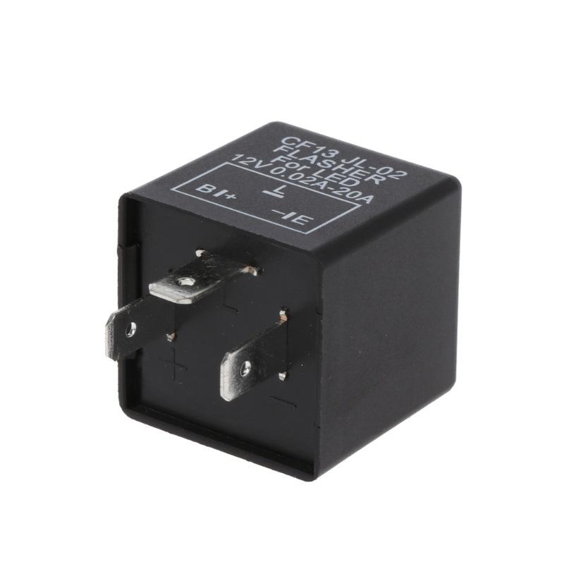 12 В 3-контактный CF13 CF14 JL-02 Электронное реле мигания автомобиля для исправления светодиодного указателя поворота, мигающего света