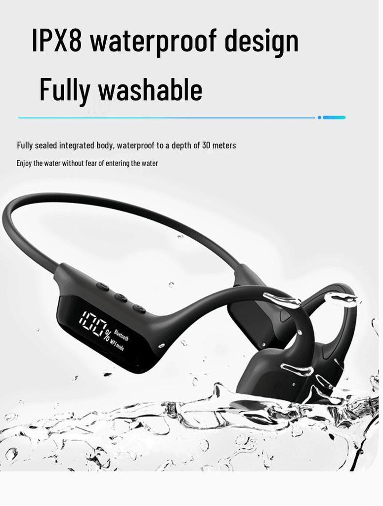 S10 Waterproof Bone Conduction Bluetooth Sports Earphones
