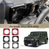 Рамка спидометра в стиле карбона, отделка подсветки салона для Suzuki Jimny 2019-2025, глянцевый черный ABS