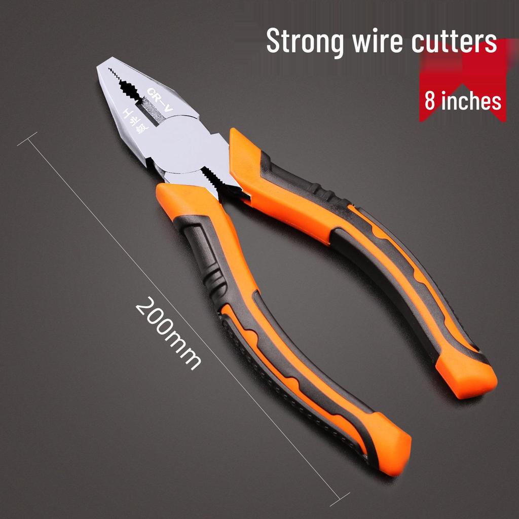 Промышленные плоскогубцы Tiger: Многофункциональные кусачки и плоскогубцы с острым носом для электриков