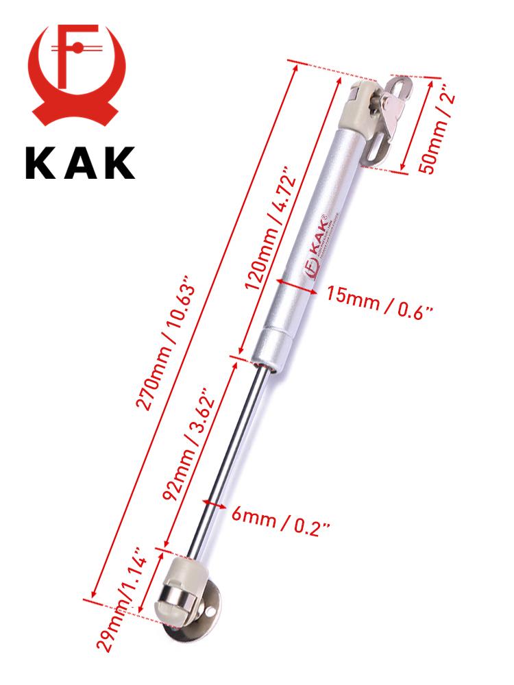 KAK 8 шт. Кухонные шкафы Газовые петли с доводчиком Мебель Газовые лифты Гидравлические петли Поддержка крышки Фурнитура для ящика с игрушками 6-15 кг