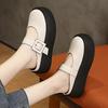 Летние новые повседневные модные полутапочки baotou с одним словом, квадратной пряжкой, нишевый дизайн, кекс, толстая подошва, качающиеся, перетаскиваемые