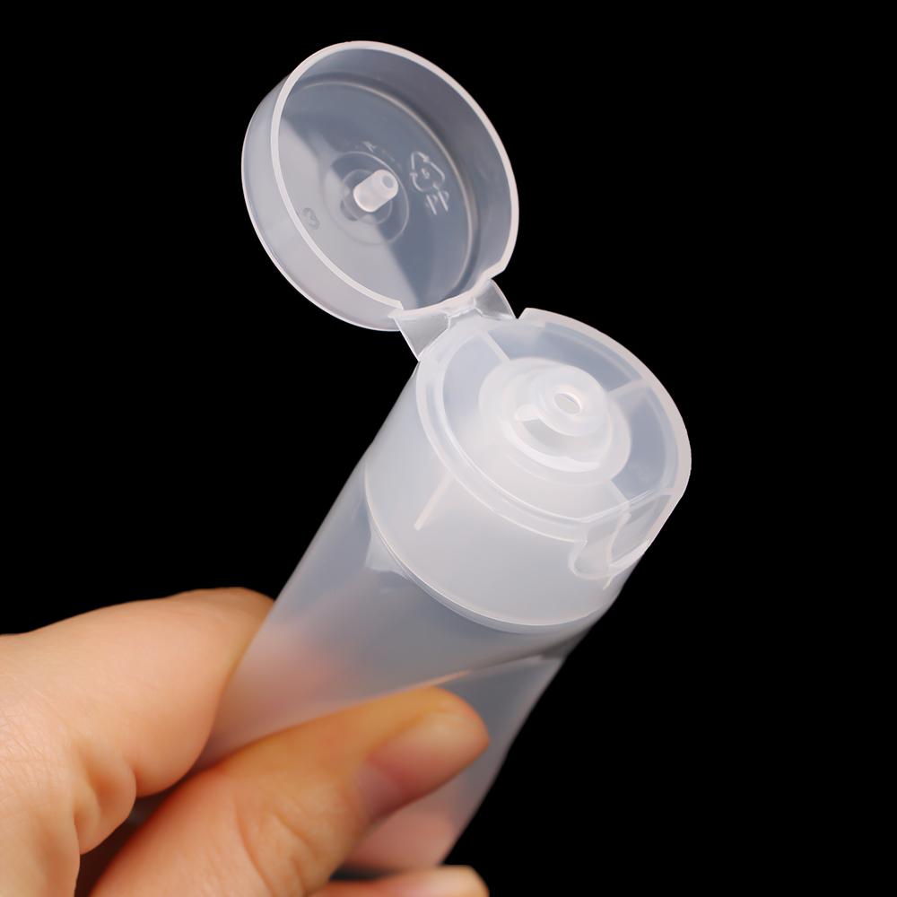 Шланг Сжимаемый Портативный Пластиковый Портативные Пустые Косметические Бутылки Очищающее Средство Для Лица Прозрачный