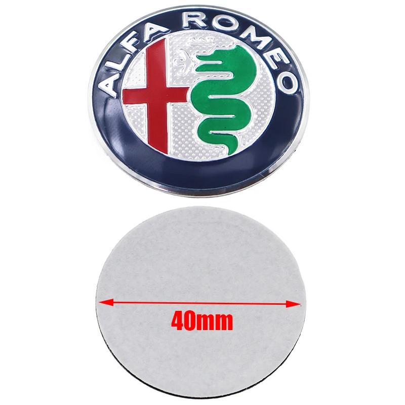 Автомобильные наклейки Для Alfa Romeo 1 шт. 3D alfa romeo 40 мм алюминиевый значок руля Наклейка Наклейка на руль автомобиля Салон автомобиля