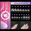 Nail Art Pads Wear Nail Ultra-Thin And Seamless Full Matte, No Grinding, Extended Fake Nail Patch 15 Size