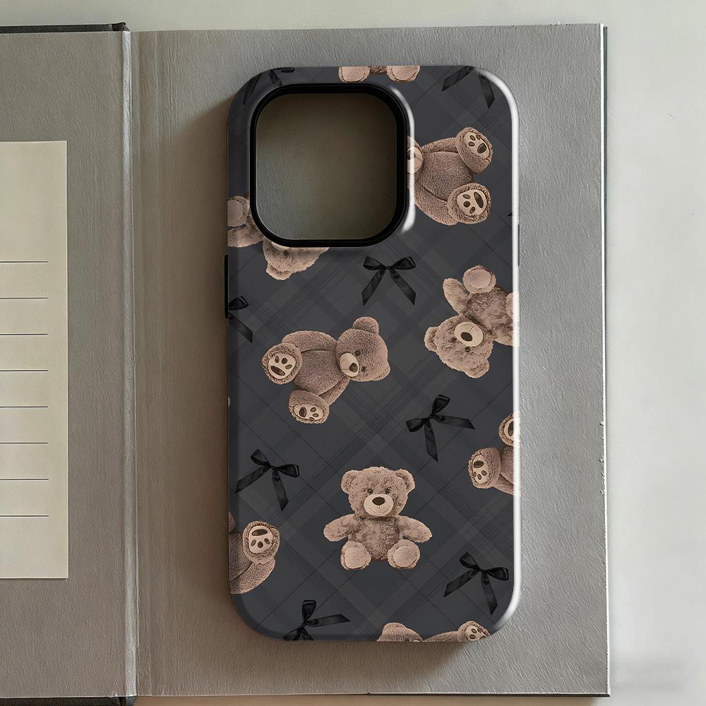 Ретро-чехол в стиле Ins для IPhone 17 17e 16e 16 15 14 13 12 11 X XS XR XSMAX 7 8 Air Pro Max Plus Двухслойная задняя крышка
