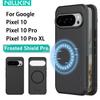 For Google Pixel 10 Pro XL Phone Case Nillkin Super Frosted Shield Pro Magnetic Hard PC+TPU Shell Shockproof Back Cover