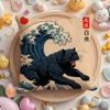Animals The Great Wave Katsushika Hokusai Cushion Cover Plush Fabric Soft DoubleSided Printed Sofa Warm Home Gift Pillow Cover