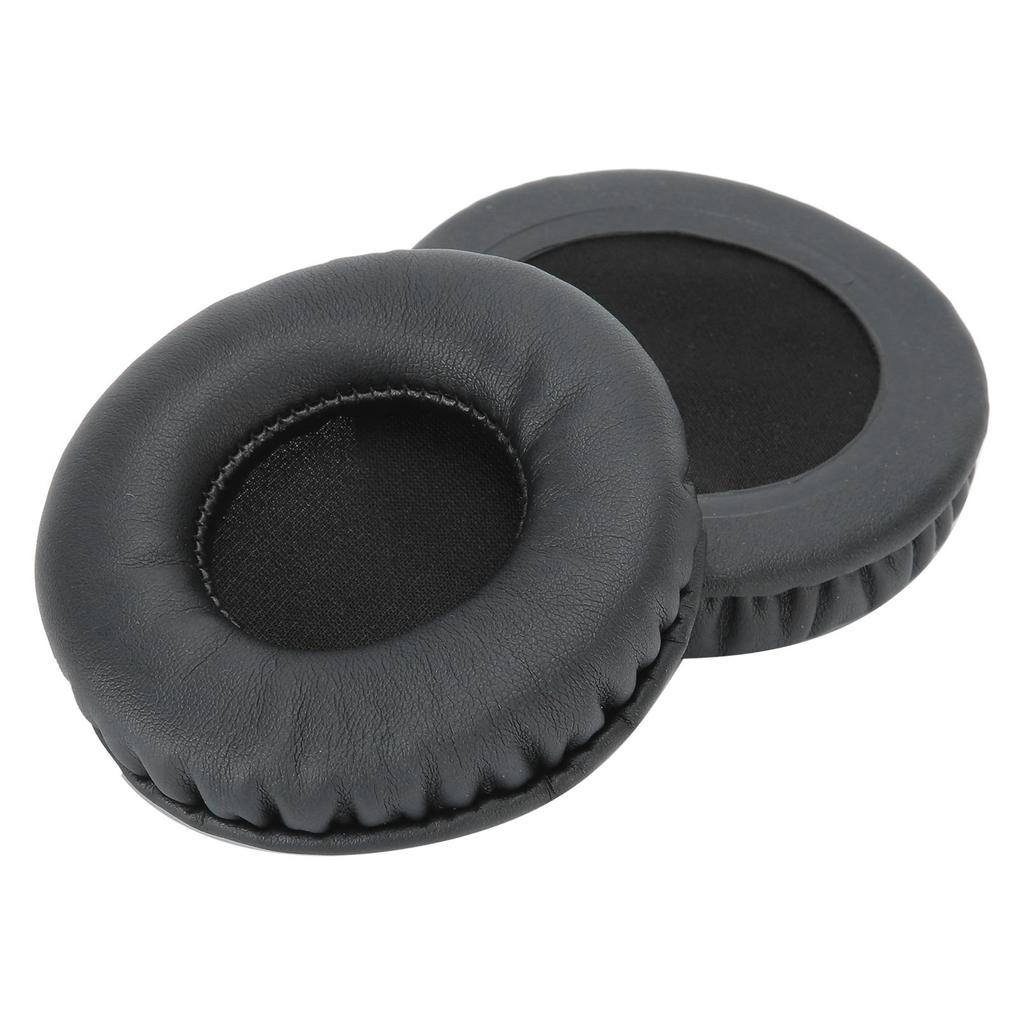 75MM Headphone Universal Ear Cushions Replacement Headset Foam Ear Pads Covers Black