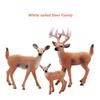 Рождественский декор Развивающая игрушка Фигурка оленя Модель животного Фигурка Детский подарок Миниатюрное лесное животное Статуэтка для зоопарка декор Домашний декор