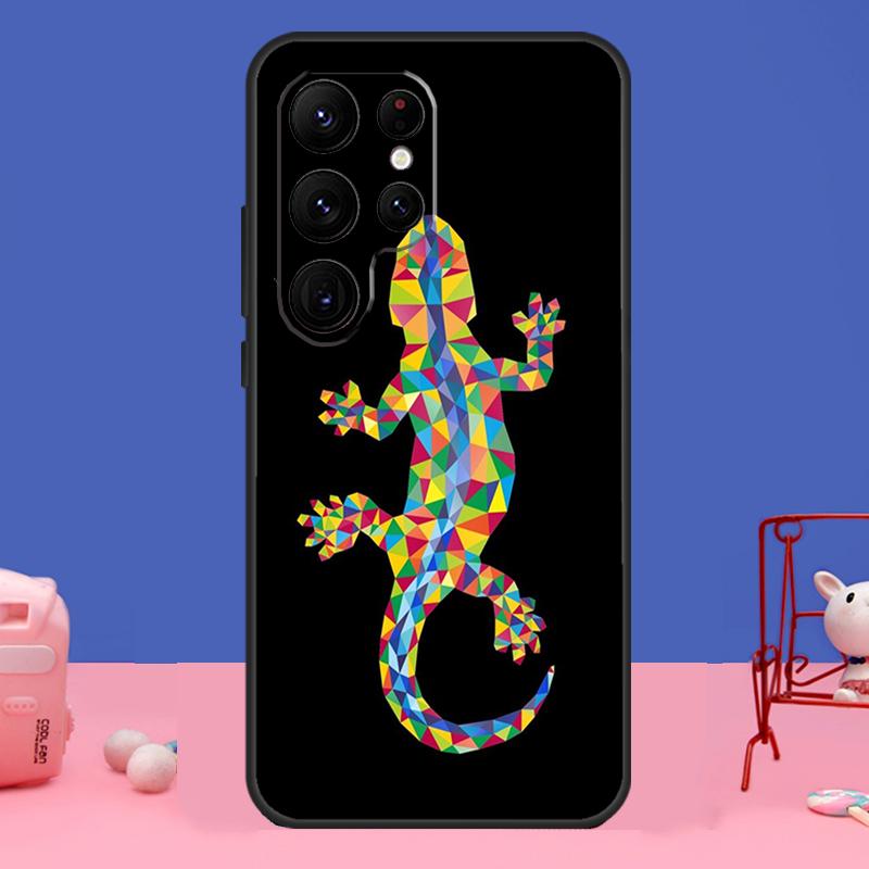 Чехол Ящерицы Гекконы для Samsung Galaxy S24 S23 S22 Ultra S20 S21 FE Note 20 S8 S9 S10 Note 10 Plus