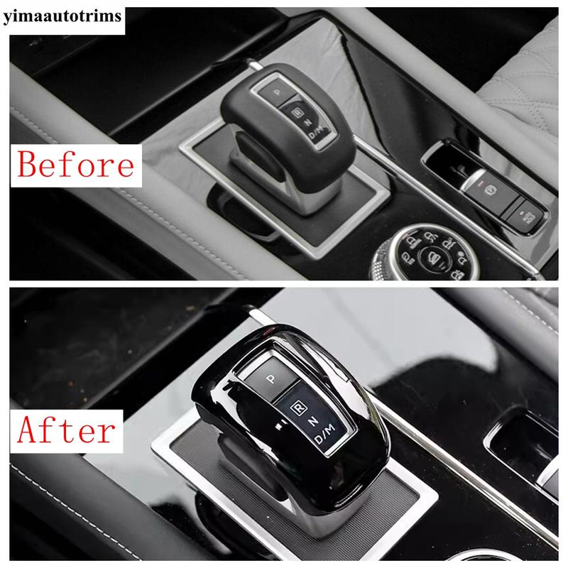 Central Control Gear Shift Water Cup Frame Panel / Shifter Head Knob Cover Trim Accessories For Mitsubishi Outlander - 2025