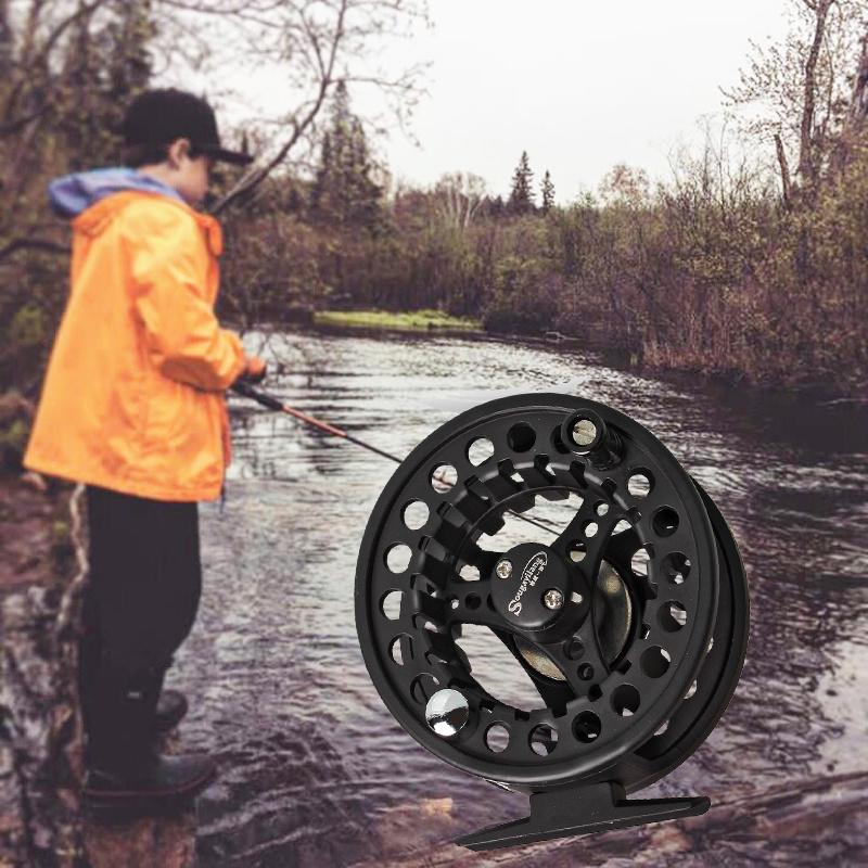 Металлическая катушка для ловли нахлыстом для речной рыбалки, сменная сменная катушка премиум-класса из литого под давлением алюминия для пресной воды