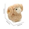 Warm Cozy Simulation Sheep Plush Toy Hugging Appease Fluffy Sheep Plush Doll  For Kids