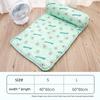 Summer Dog Cooling Pad Breathable Ice Silk Pet Mat Washable Anti-Slip Cold Blanket Sofa Bed for Dogs Cats Puppy Kitten