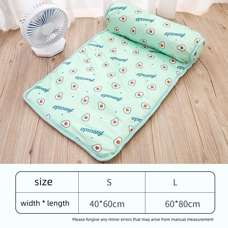 Summer Dog Cooling Pad Breathable Ice Silk Pet Mat Washable Anti-Slip Cold Blanket Sofa Bed for Dogs Cats Puppy Kitten