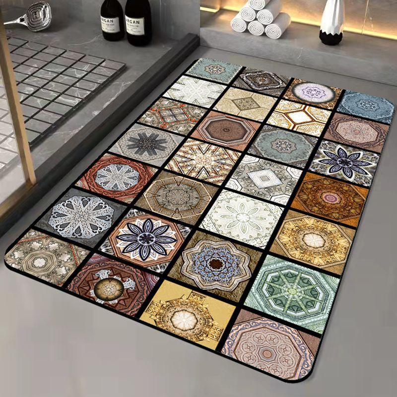 Коврик для пола из диатомовой грязи, впитывающий нескользящий коврик, бытовой коврик для двери, быстросохнущий коврик для туалета, ванной комнаты, душа, коврик для пола