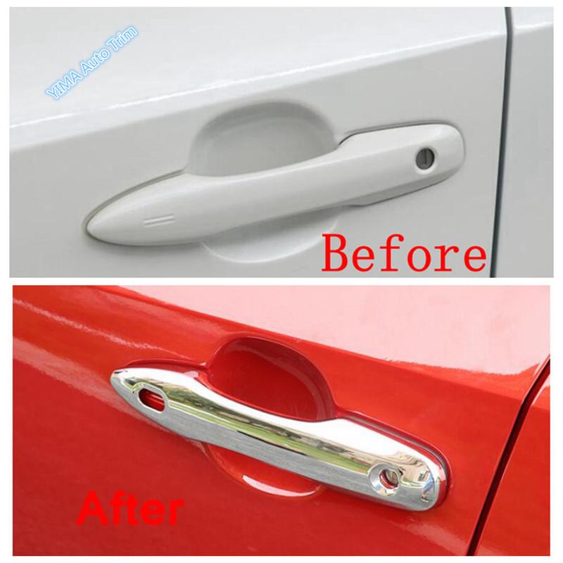 LHD Auto Outside Door Pull Doorknob Handle Bowl Decor Cover Trim ABS Accessories For Toyota Corolla Cross 2024