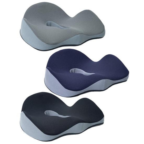 Эргономичная подушка для ягодиц, подушка для сиденья при геморрое, U-образная, для уменьшения давления на копчик, поддержка из пеноматериала с эффектом памяти