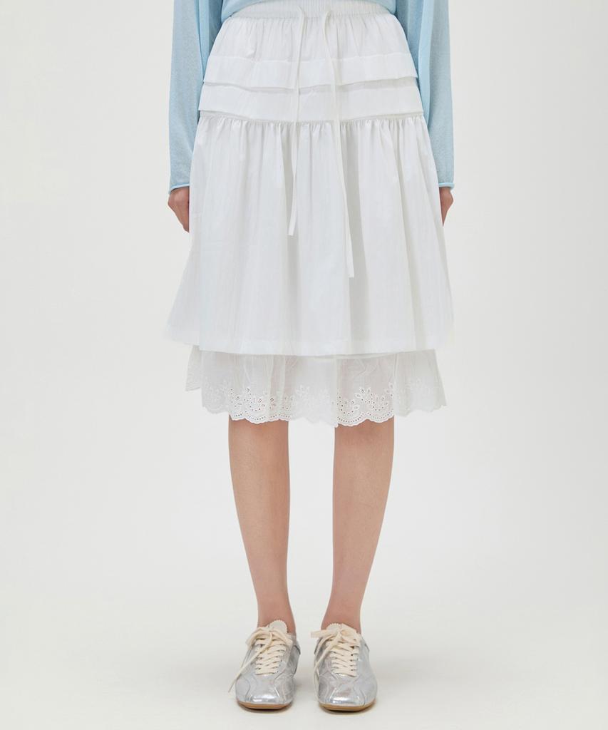 MIXXO Многослойная эластичная юбка с оборками Re Whg54Ts_Miwwhg74Qs