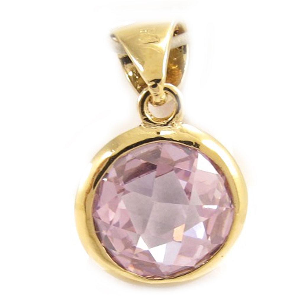 Les Trésors De Lily [C4768] - Позолоченный фиолетовый кулон «Линда»