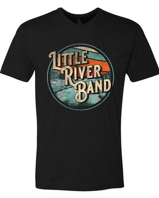 Retro VTG Little River Band Black T-shirt Cotton Unisex