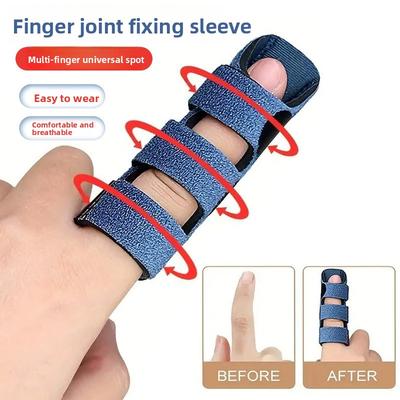 Шина для фиксации пальца Поддержка руки Фиксатор пальца Фиксирующий ремень Фиксация пяти пальцев Спортивная защита пальца Шина Фиксатор