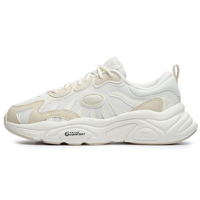 Keppler Ткань Кожа Светоотражающие Ретро Амортизирующие Прочные Низкие Повседневные Кроссовки Женские кроссовки Белый F12W232129FWG