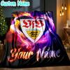 Custom Name Vfb Stuttgart Mascots Throw Blanket - Perfect for Couch, Bed, Office, and outdoor Travel - Ideal Gift for Christmas & Holidays