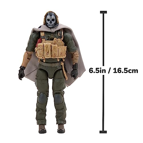 Call of Duty Ghost (Jawbone) - 6.5-inch Articulated Figure with Interchangeable Hands and Weapon Accessories