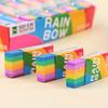 1 Pcs Rainbow Eraser Pencil Eraser Stationery Soft 2b Eraser Suitable For Office And School