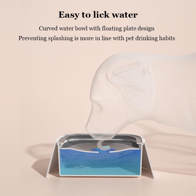 1,5 л миска для воды для собак, не промокающая, с защитой от перелива, съемная, плавающая, для кормления и питья, миска для кошек, товары для животных