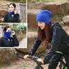 Double-Layer Fleece Outdoor Neck Warmer Hat