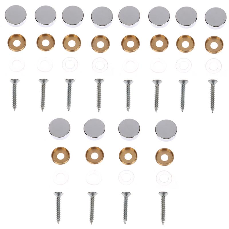 12 комплектов болтов, крепление, стойки, крепления для рекламы, 10-18 мм, декоративные зеркальные гвозди, наборы заглушек для винтов
