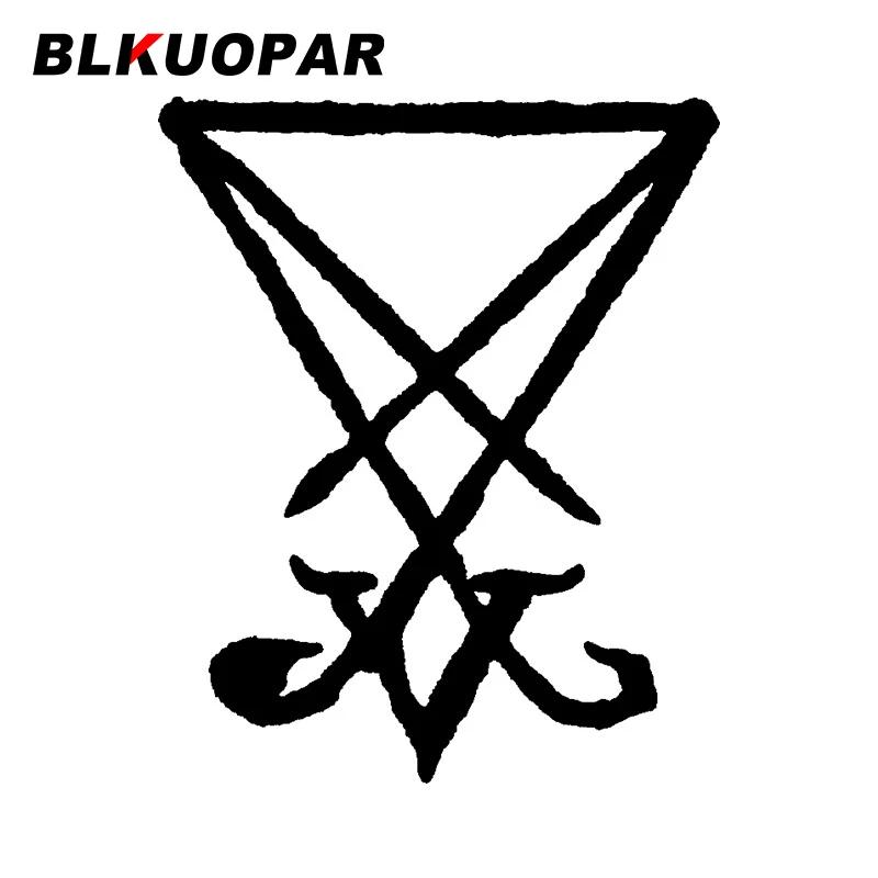 BLKUOPAR Библия Иисус Люцифер Сатана Ангел Демон Религиозная Икона Креативные Наклейки на Автомобиль Окна Багажник Шлем Наклейки Аксессуары для Фургона