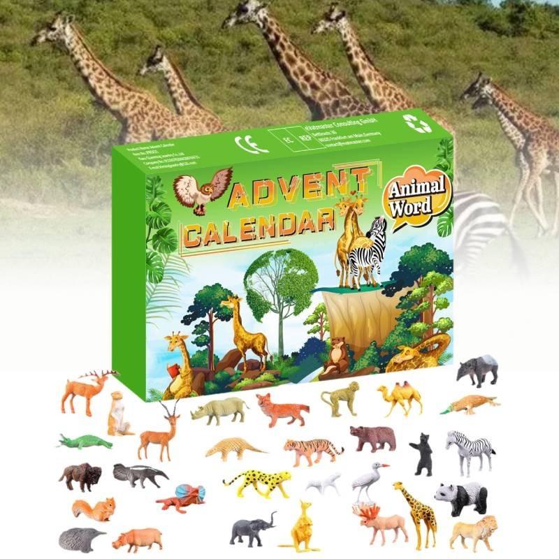 Захватывающая Рождественская Слепая Коробка «Мир Животных» для Детей с Плюшевыми Игрушками