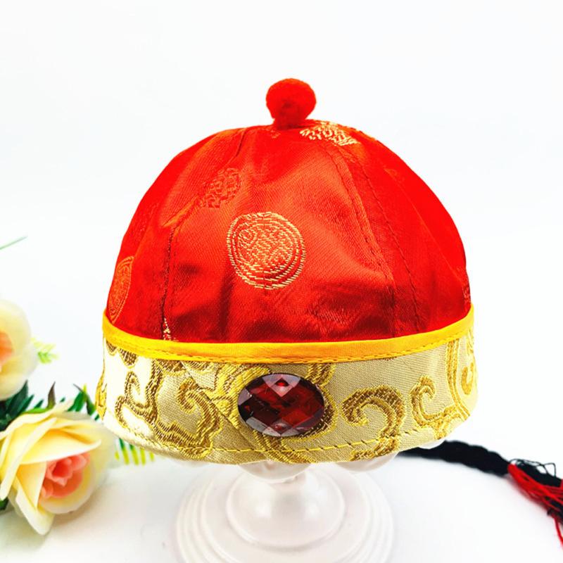 Детский костюм Тан, шапка для новорожденных, сто дней, годовалый день рождения, маленькая шляпа землевладельца