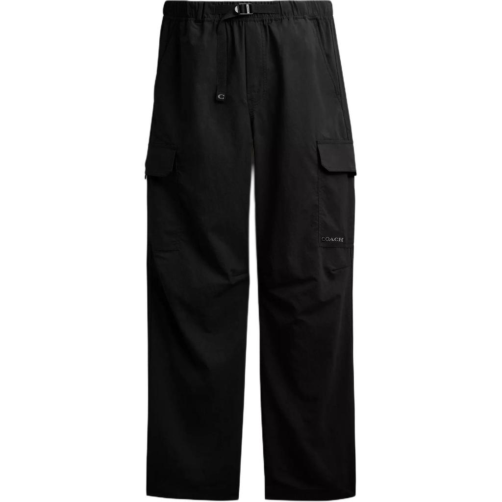 COACH Cargo Pants Men's Black Moderate CAF61-BLK